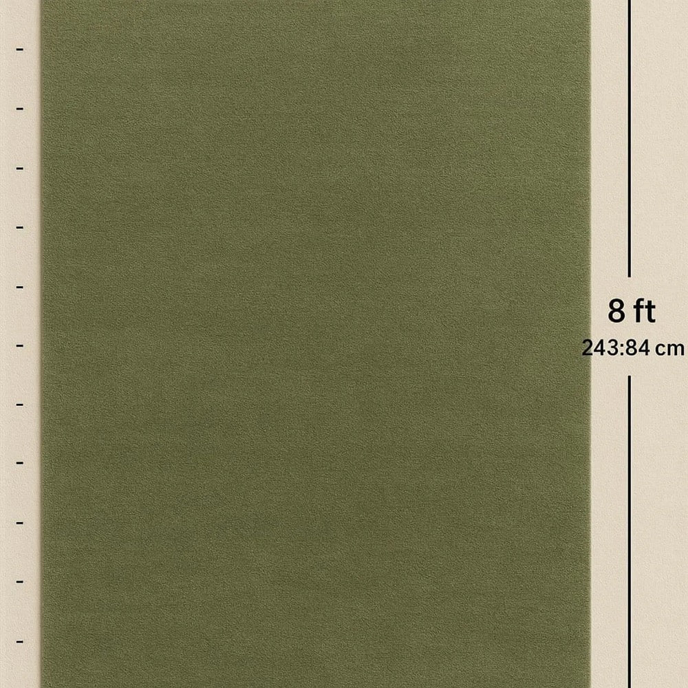 8x10 Olive Green Area Rug, Sage Green Hand Tufted Wool Rug, Solid Moss Green Carpet, Minimalist Living Room Rug, Modern Bedroom Area Rug